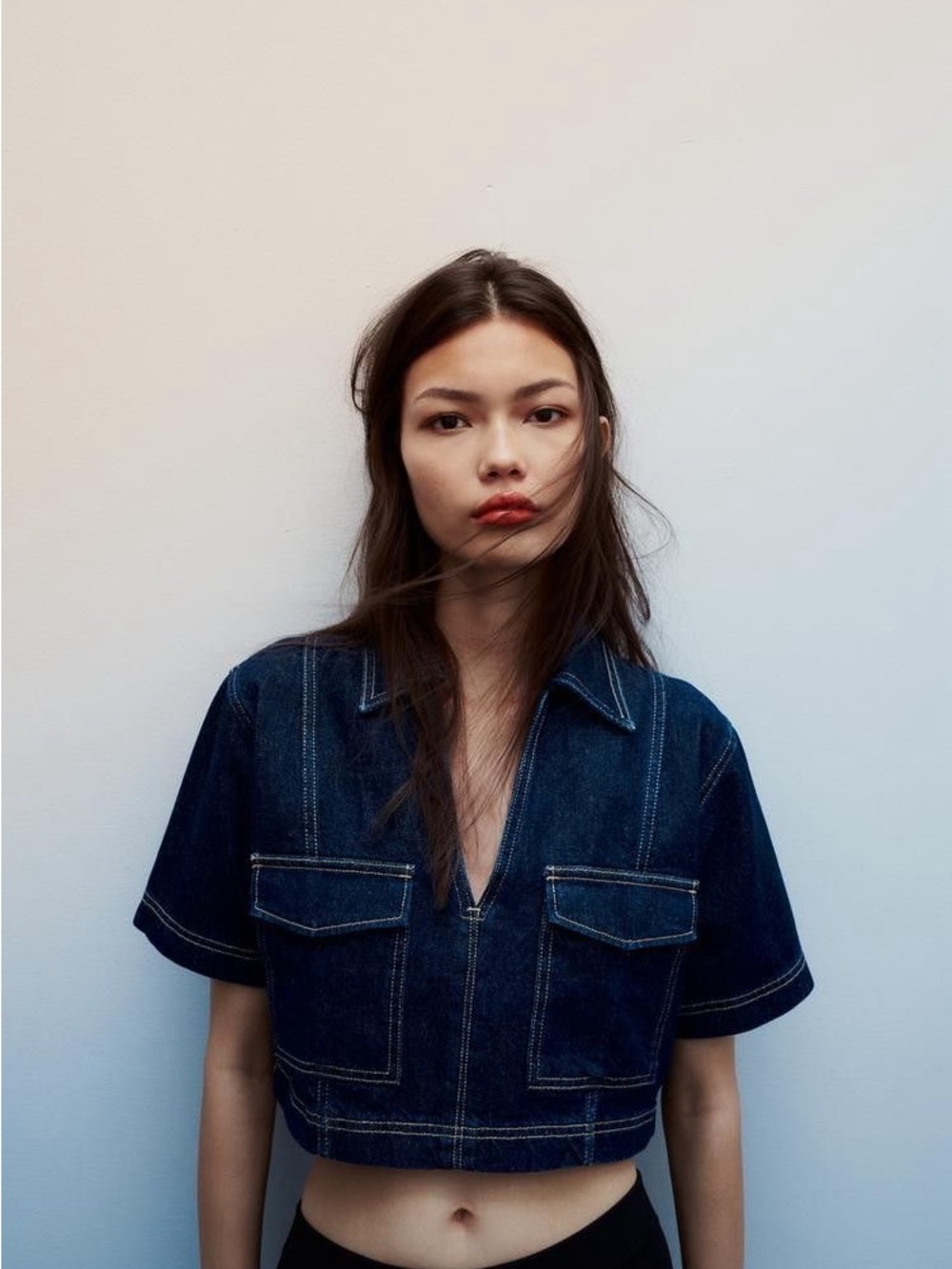 Zara Dark Blue Denim Jacket